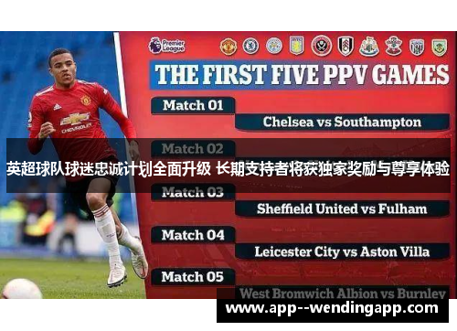 英超球队球迷忠诚计划全面升级 长期支持者将获独家奖励与尊享体验 英超球队球迷忠诚计划全面升级 长期支持者将获独家奖励与尊享体验