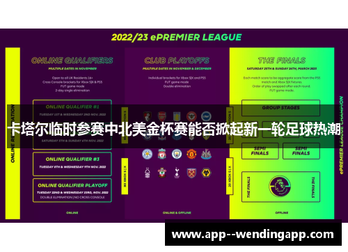 卡塔尔临时参赛中北美金杯赛能否掀起新一轮足球热潮